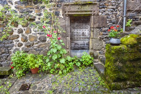 Old village in central Burgund, Franceの写真素材