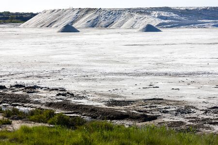 Dunes of salt, Aigues-Mortes, France