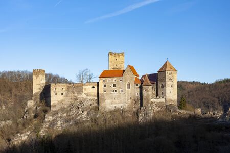 Hardegg castle in Northern Austriaのeditorial素材