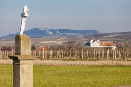 Church in Wullersdorf, Hollabrunn district, Lower Austria, Austria