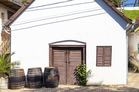 wine cellars in Villanykovesd, Villany, Hungary