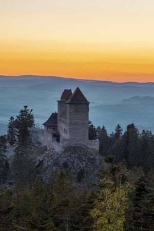 Kasperk castle in Sumava, Czech Republicの写真素材
