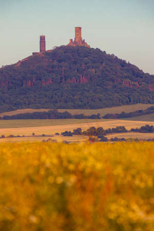 Hazmburk in the Ceske Stredohori, Czech Republicのeditorial素材