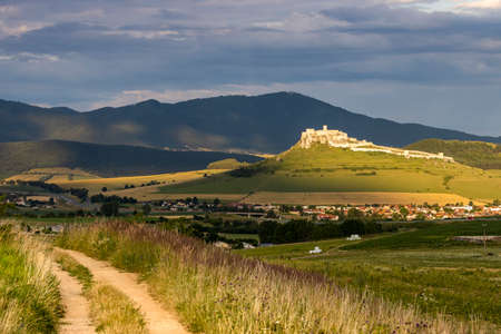 Ruin of Spissky Castle in Slovakiaのeditorial素材
