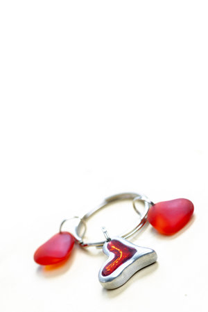 still life of Valentine's decorationの写真素材