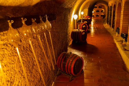 Old cellar in center of Eger, Northern Hungaryのeditorial素材