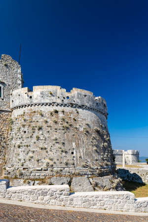 Castle in Monte Santangelo, Puglia, Italyのeditorial素材
