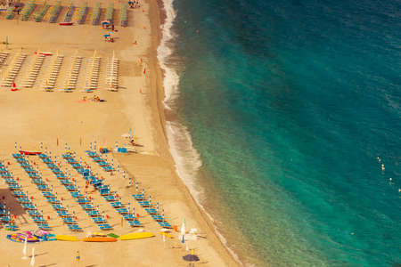 Beach in Ruffo di Scilla in Calabria region, Italyのeditorial素材
