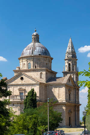 San Biagio church in Montepulciano, Tuscany, Italy