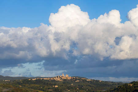 San Gimignano, Tuscany, Italyの写真素材