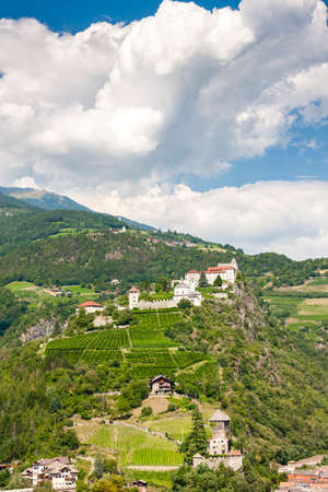 Chiusa (Klausen) in Dolomites, Italyの写真素材