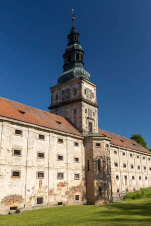 Baroque cistercian Plasy monastery, Plzen region, Czech Republicのeditorial素材