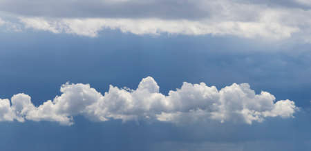 blue sky with clouds as background