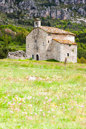chapel Escragnolles, Provence, Franceの写真素材