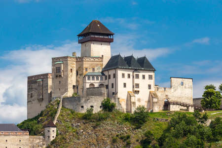 Trencin Castle (Trenciansky Hrad), Slovakiaのeditorial素材