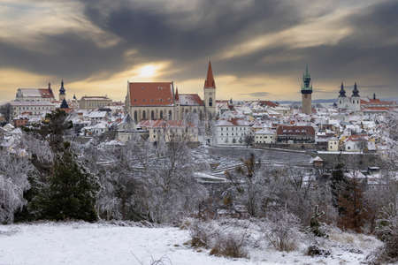 Historical town Znojmo, Southhern Moravia, Czech Republicの写真素材