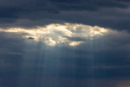 blue sky with clouds as background