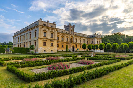 Slezske Rudoltice castle, Northern Moravia, Czech Republicのeditorial素材