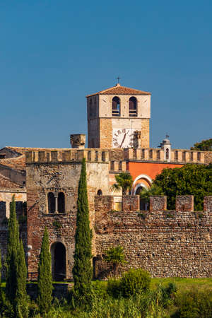 Castello di Castellaro Lagusello, UNESCO site,  Lombardy region, Italyのeditorial素材