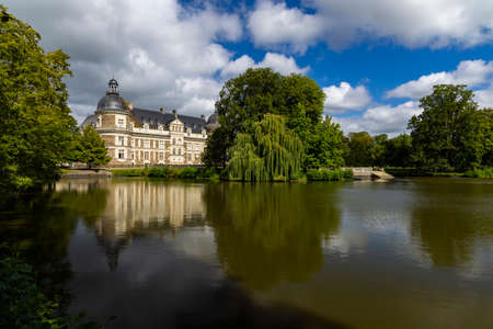 Serrant castle (Chateau de Serrant), Saint-Georges-sur-Loire,  Maine-et-Loire department, Franceのeditorial素材