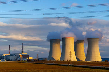 Nuclear power station Dukovany, Vysocina region, Czech republic