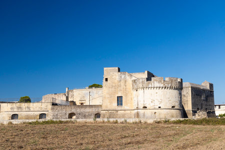 Castello di Acaya castle, Province of Lecce, Apulia, Italyのeditorial素材