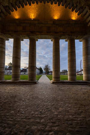 Royal salt work complex in Arc-et-Senans, UNESCO World Heritage Site, Franche Comte, Franceのeditorial素材