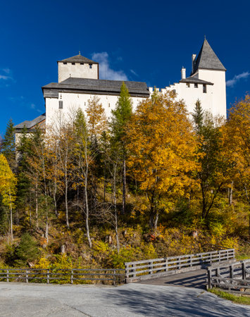 Mauterndorf castle, Tamsweg district, Province of Salzburg, Austriaのeditorial素材