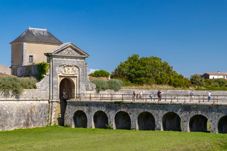 Citadel of Saint Martin on Ile de Re, Charente-Maritime, Franceのeditorial素材