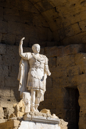 Roman Amphitheatre, Orange, UNESCO world heritage, Provence, Franceのeditorial素材