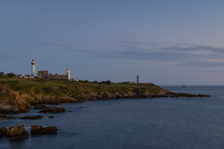 Saint-Mathieu Lighthouse, Pointe Saint-Mathieu in Plougonvelin, Finistere, France