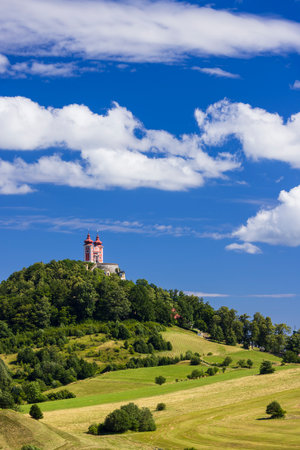 Calvary in Banska Stiavnica, UNESCO site, Slovakiaの写真素材