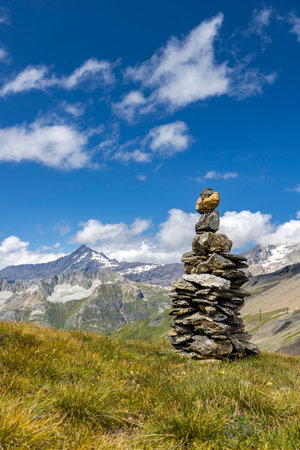 Landscape near Col de l'Iseran, Savoy, Franceの写真素材