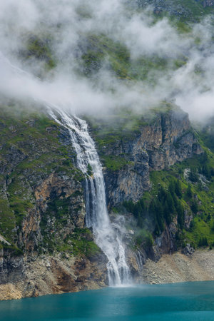 Landscape near Val d'isere and Tignes, Savoy, Franceの写真素材