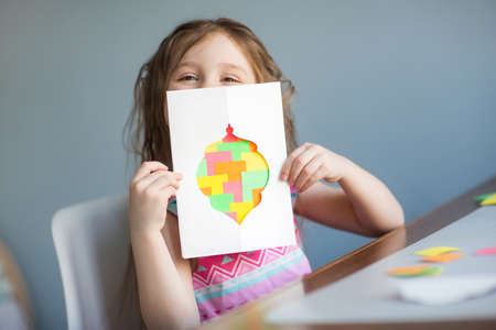paper craft for kids. DIY lantern made for ramadan. create art for children.