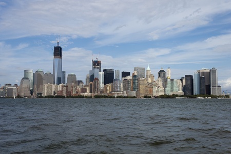 manhattan skylineの写真素材