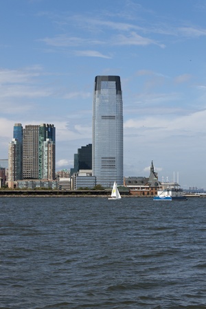 manhattan skylineの写真素材