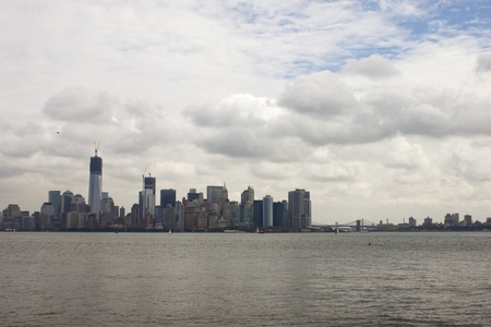 manhattan skylineの写真素材