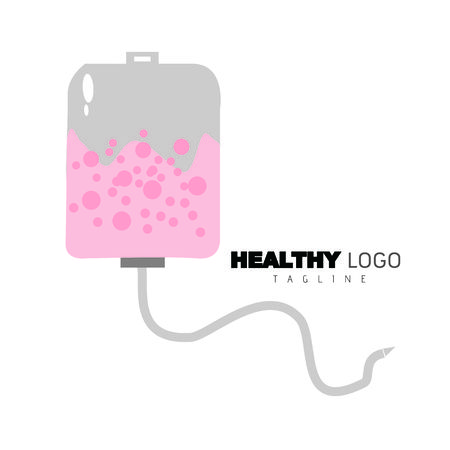 Medical tools vector Logo on white backgroundのイラスト素材