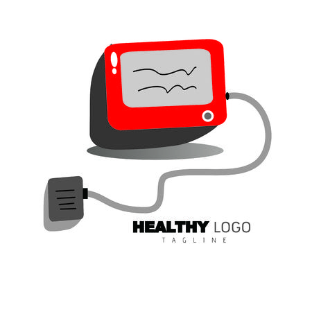 Medical tools vector Logo on white backgroundのイラスト素材