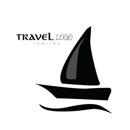 Ship Logo, cruise ship Logo Design Vectorのイラスト素材