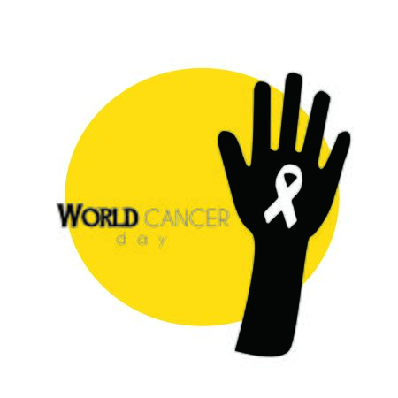 World Cancer Day poster Vector illustrationのイラスト素材