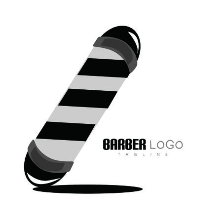 Barbershop symbol template iconのイラスト素材