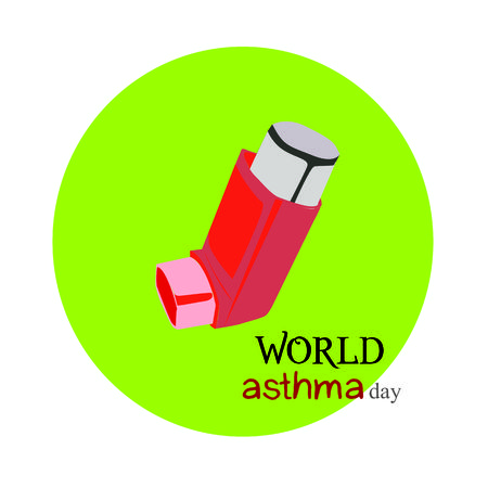 World asthma dayのイラスト素材