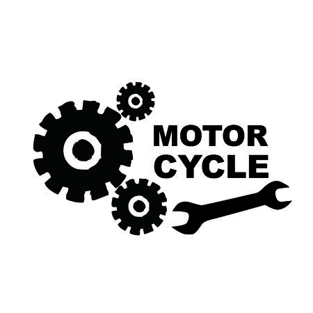 Motorcycle  vintage style emblems, logo ,tattoo and prints.のイラスト素材