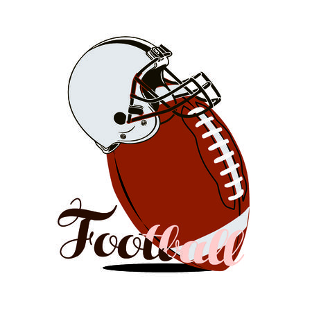 american football sport icon vector illustration designのイラスト素材
