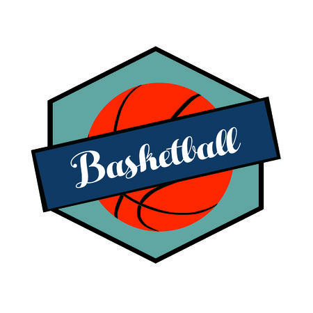 Basket Ball Logo Vectorのイラスト素材