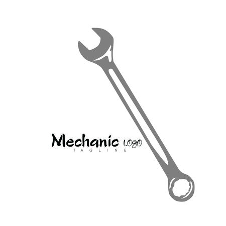 White and black mechanic setのイラスト素材