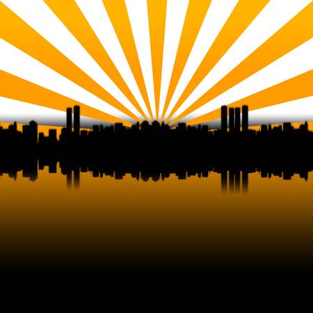 Big City Skylineの写真素材