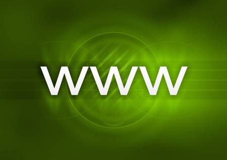 WWW Greenの写真素材